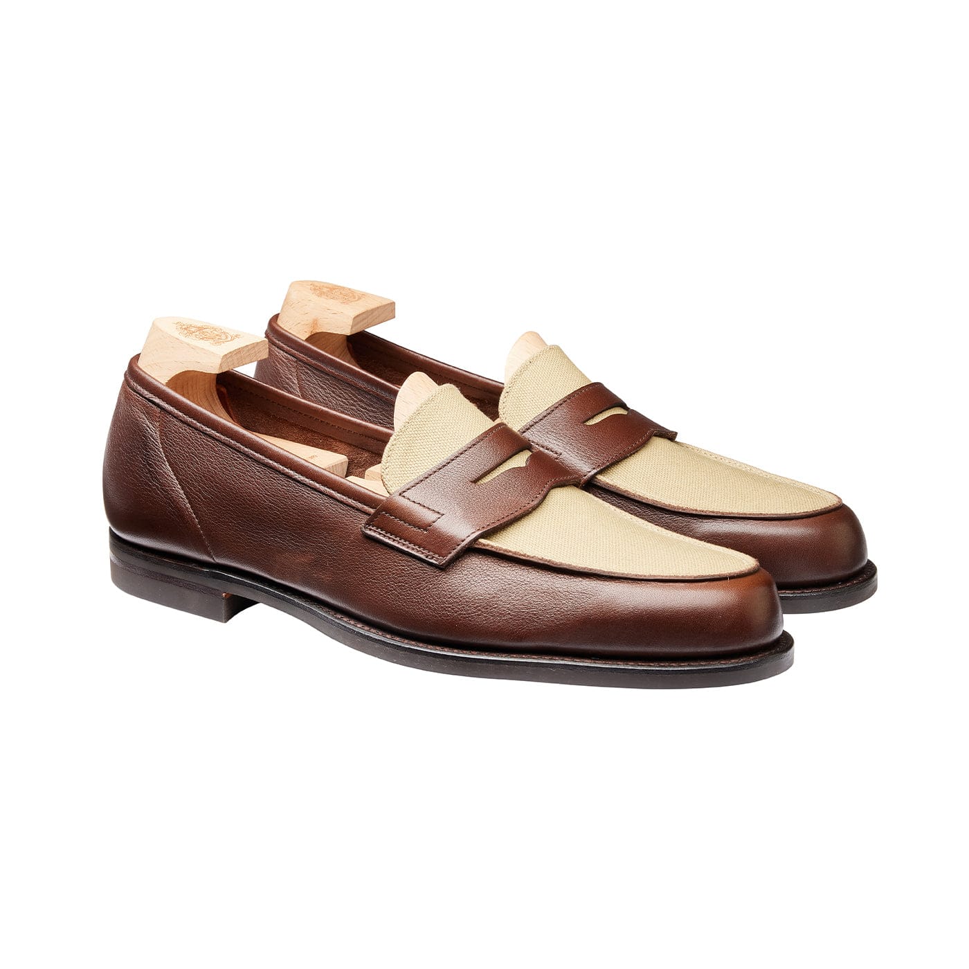 Richmond 2 Walnut Milled Calf &amp; Stone Canvas