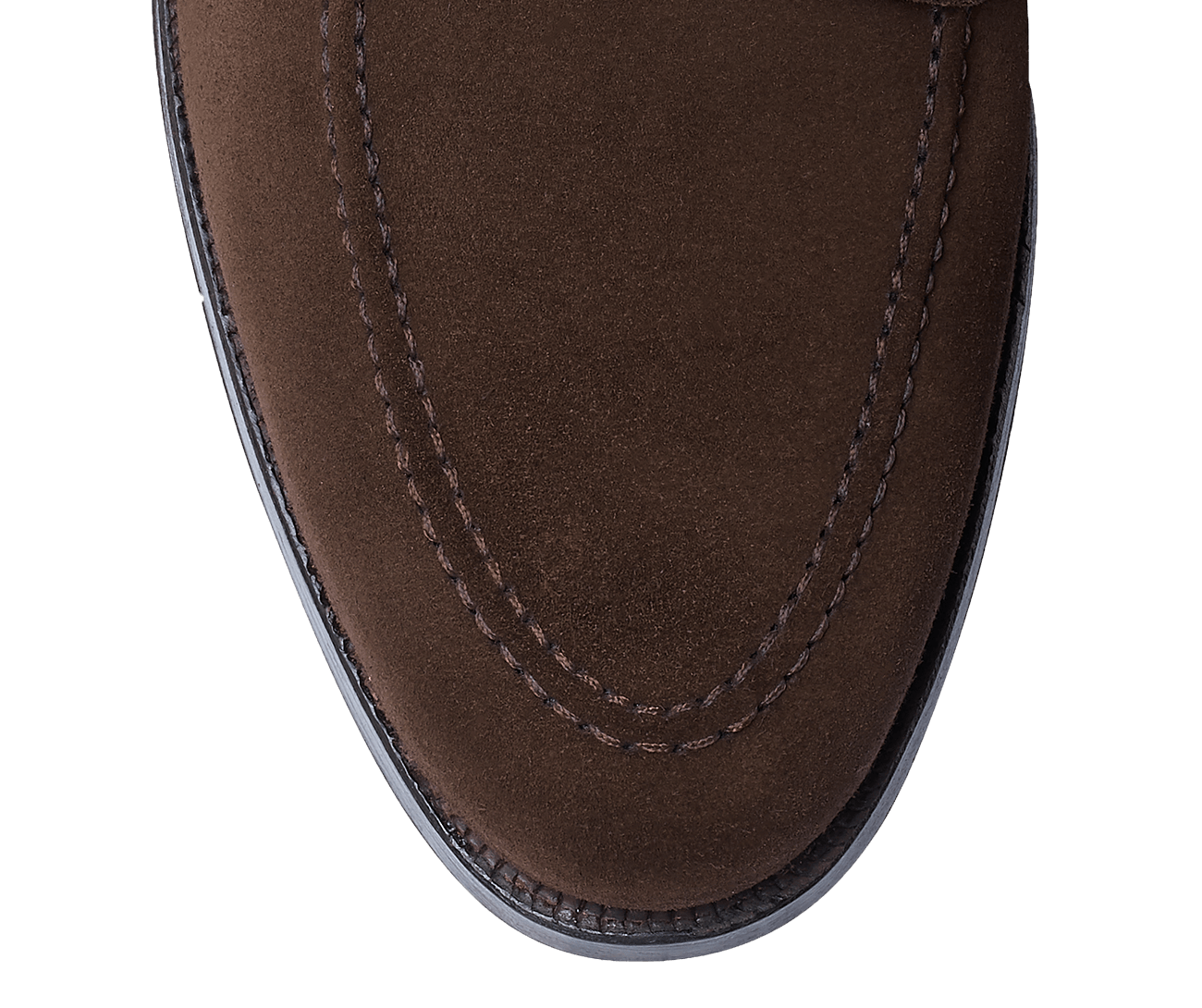 Selby Dark Brown Calf Suede