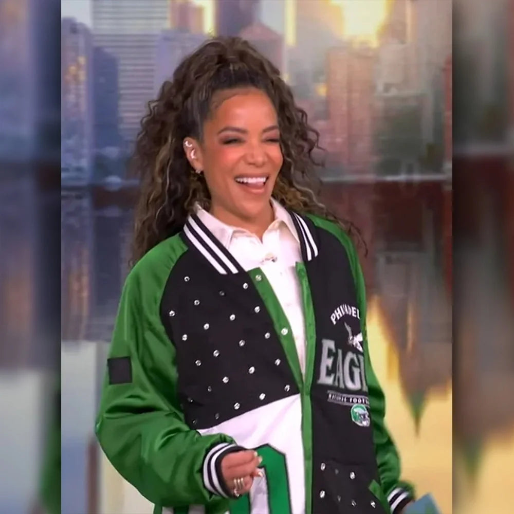 Sunny Hostin Eagles Varsity Jacket