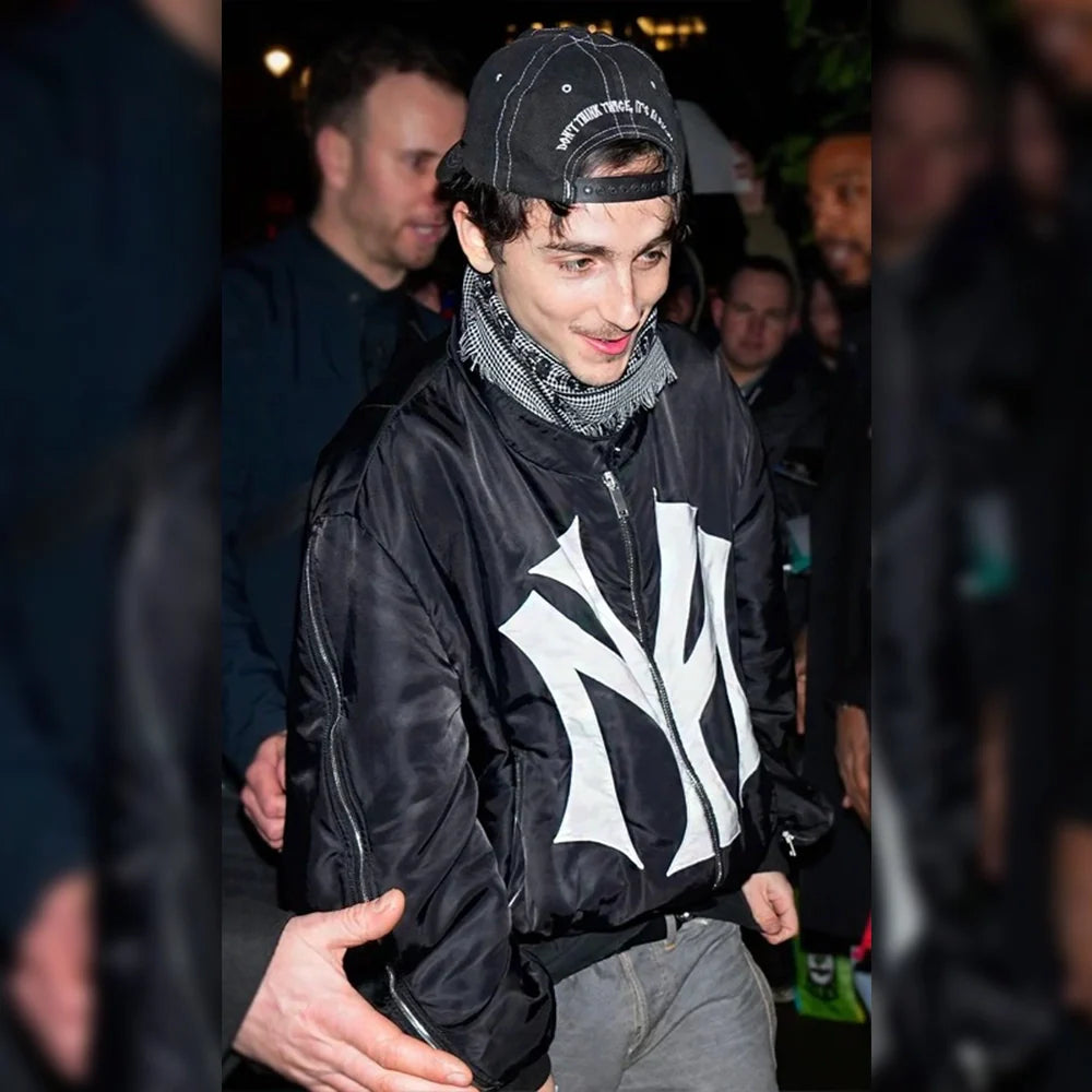 Timothée Chalamet Mowalola My City Jacket
