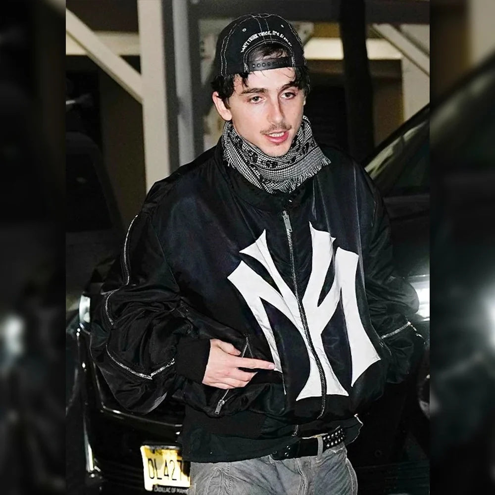Timothée Chalamet Mowalola My City Jacket