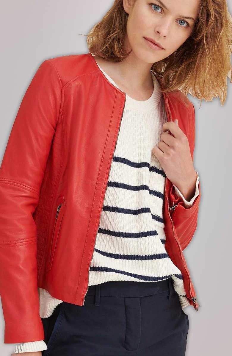 Shop Moto Fashion Jacket Leather