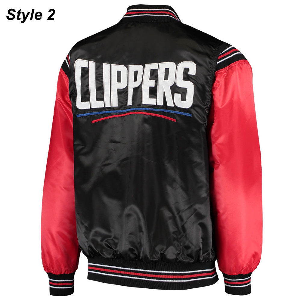 Shop NBA Los Angeles Clippers Varsity Satin Jacket