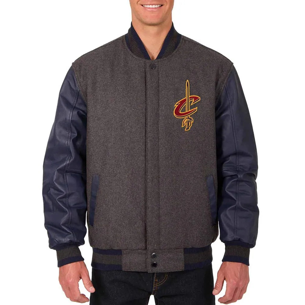 Shop Cleveland Cavaliers Varsity Charcoal Jacket