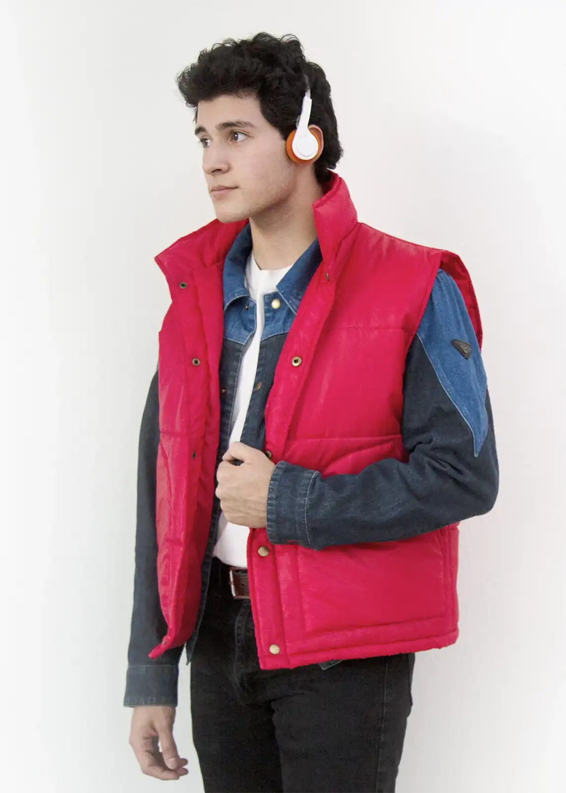 Marty Mcfly Back to the Future Jacket & Vest Combo