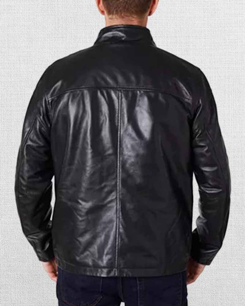 Shop Men's Zipper Leather Jacket