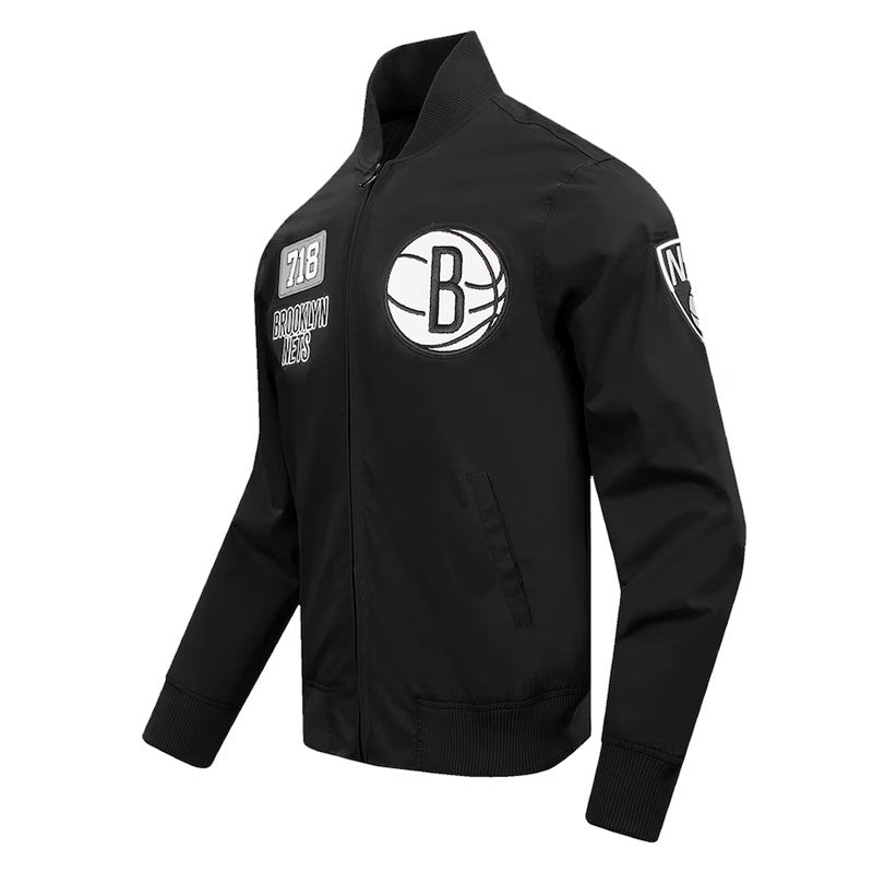 Shop Brooklyn Nets Area Code Black Jacket