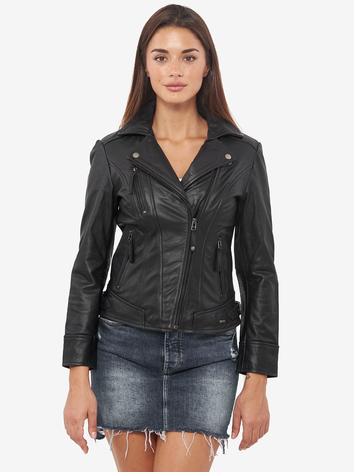 Short Body Leather Jacket for Women