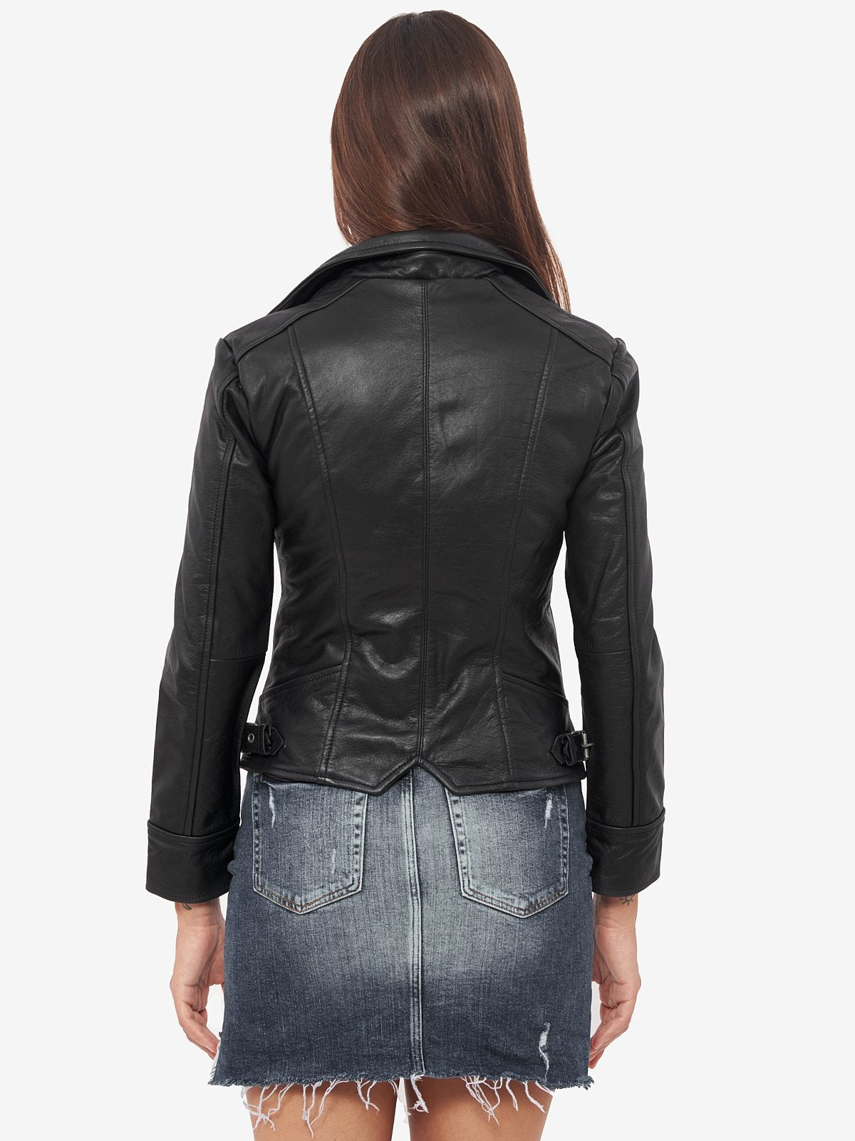 Short Body Leather Jacket for Women