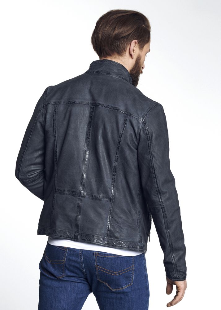 Shop Used Look Leather Jacket for Men's