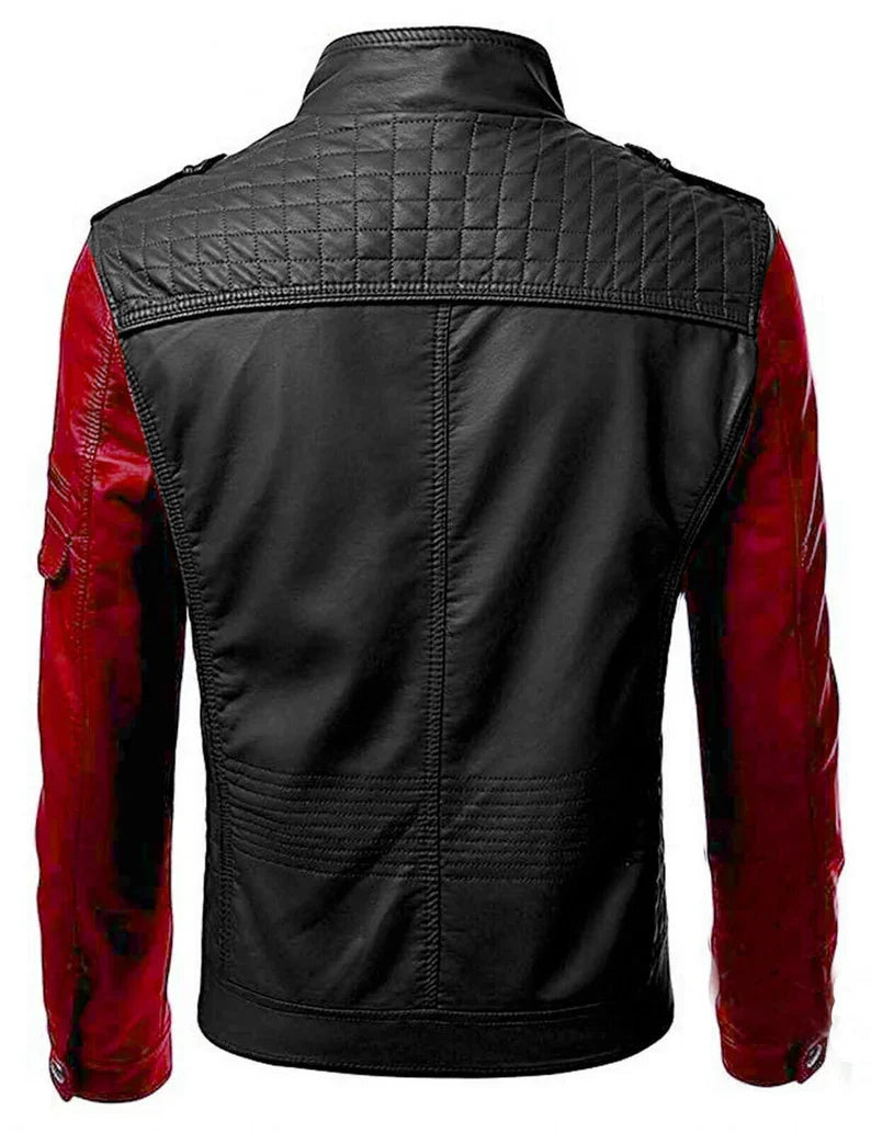 Shop Mens Black Leather Jacket by TJS