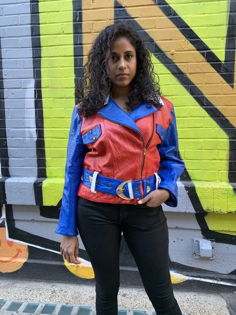 Shop Genuine 80's 90's Vintage Leather Jacket