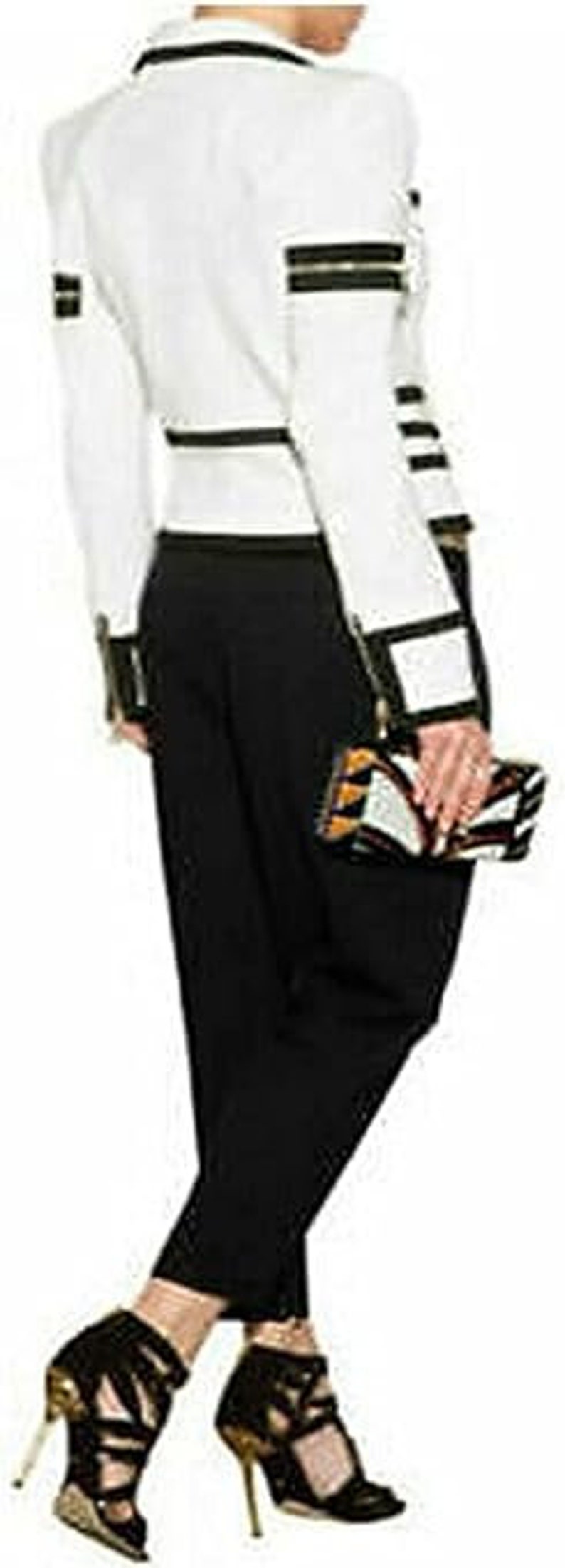 Shop Women's Real Leather White Fashion Biker Jacket