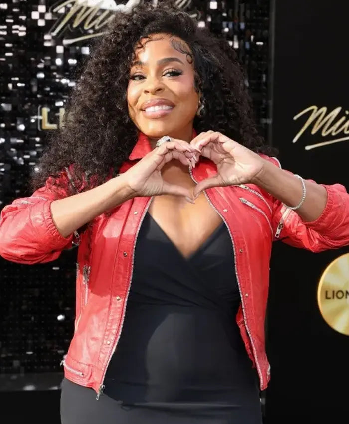 Michael Premiere Niecy Nash Red Jacket