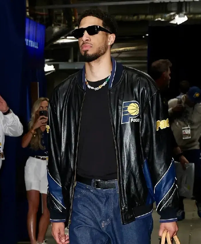 Tyrese Haliburton Pacers Leather Jacket