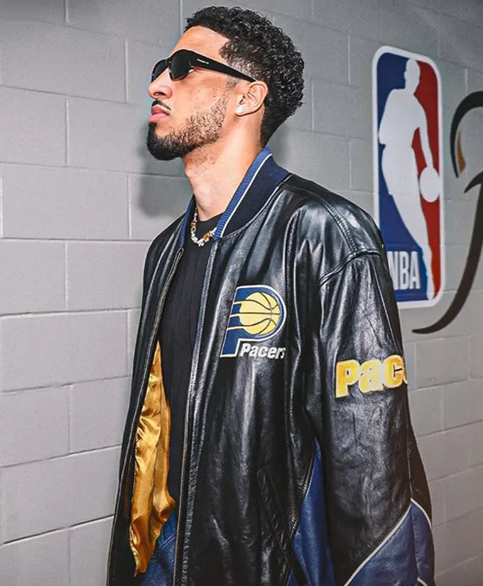Tyrese Haliburton Pacers Leather Jacket