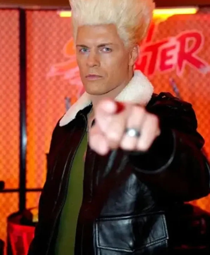 Street Fighter Cody Rhodes Leather Jacket