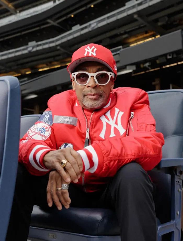 Spike Lee New York Yankees Red Bomber Jacket