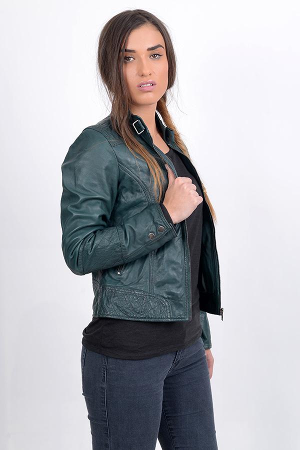 Shop Stylish Women Bomber Leather Jacket