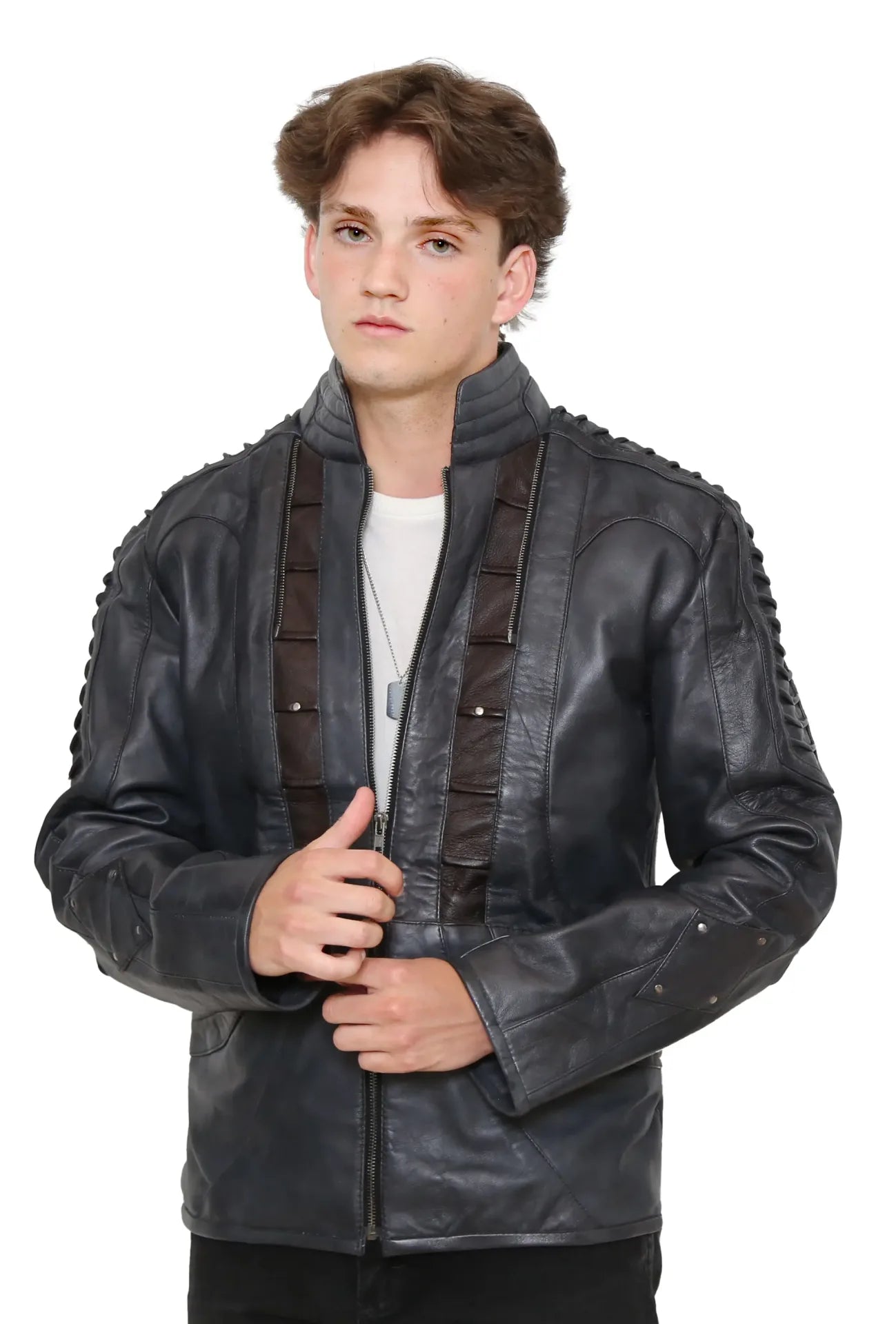 Picard Alien Grey Men’s Leather Jacket