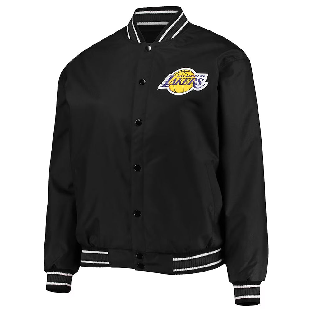 Shop LA Lakers Twill Black Jacket
