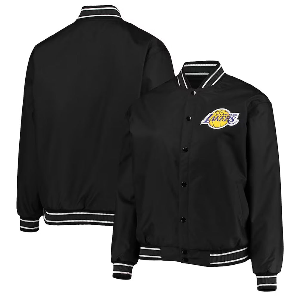 Shop LA Lakers Twill Black Jacket