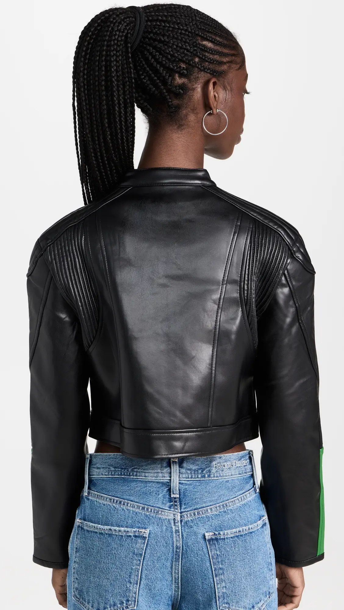 Shop Nueve Biker Jacket by TJS