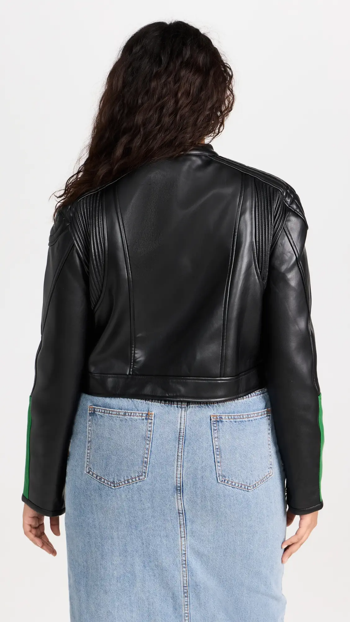 Shop Nueve Biker Jacket by TJS