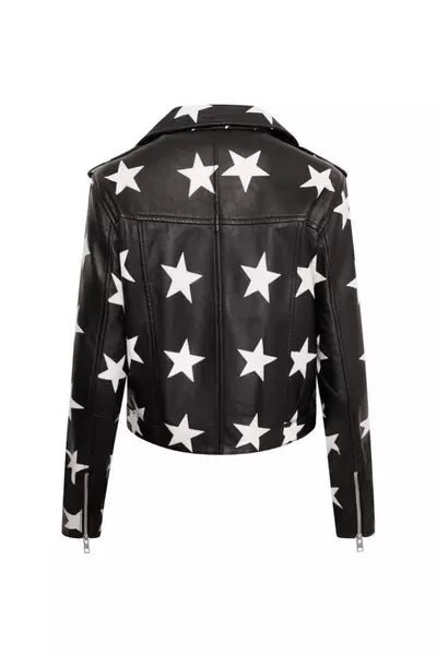 Shop Stars Style Black Leather Biker for Women
