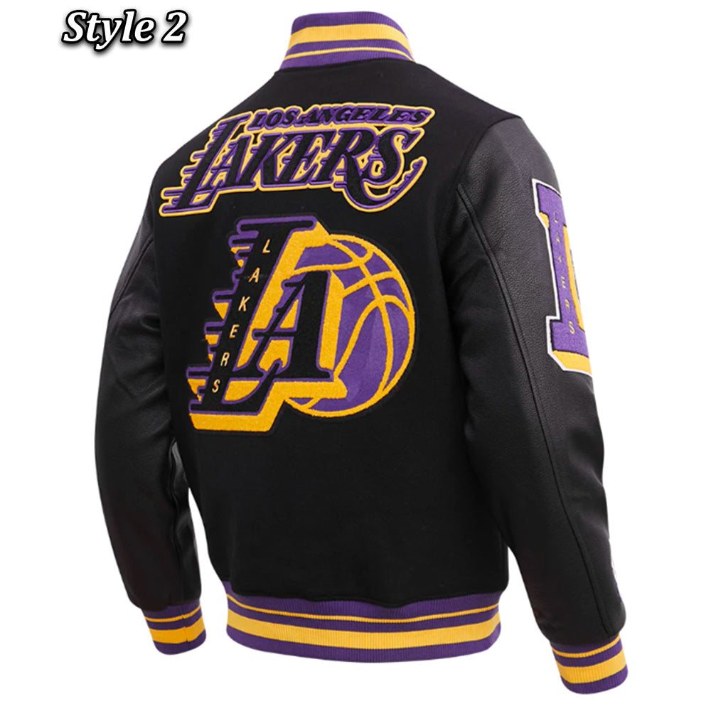 Shop Mash Up Capsule LA Lakers Varsity Jacket