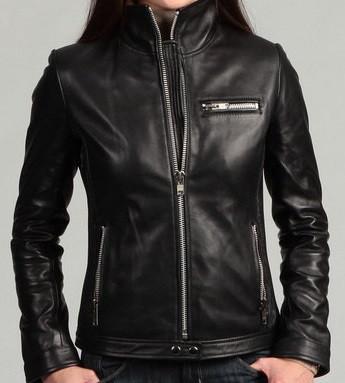 Shop Hot Girls Black Leather Jacket