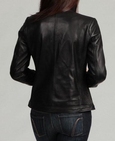 Shop Hot Girls Black Leather Jacket