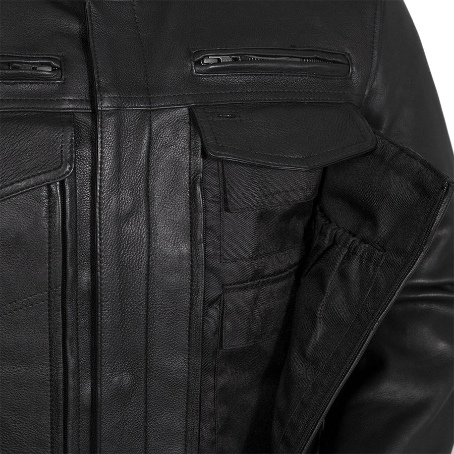 Shop Decent Raider Men's Motorcycle Leather Jacket