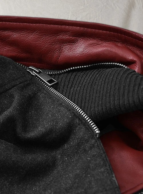 Shop ELEGANT RODEO HOODED LEATHER JACKET