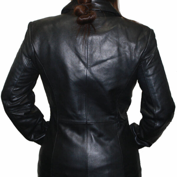 Shop Women Genuine Zipper Closure Nice Fitted Leather Jacket